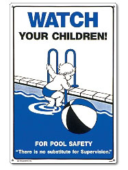 PM40363 - Pool Safety Sign - Watch Your Children - 40363 - PM40363